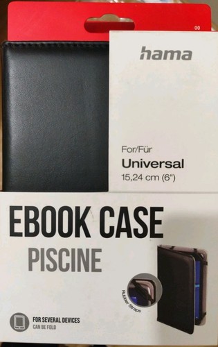 Hama ebook case piscine black - case,